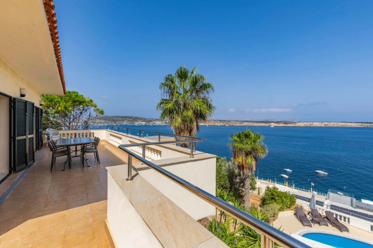 Villa Palma - Sunset Sea Views With Pool, Jacuzzi, Sauna And Games Room Mellieħa Εξωτερικό φωτογραφία