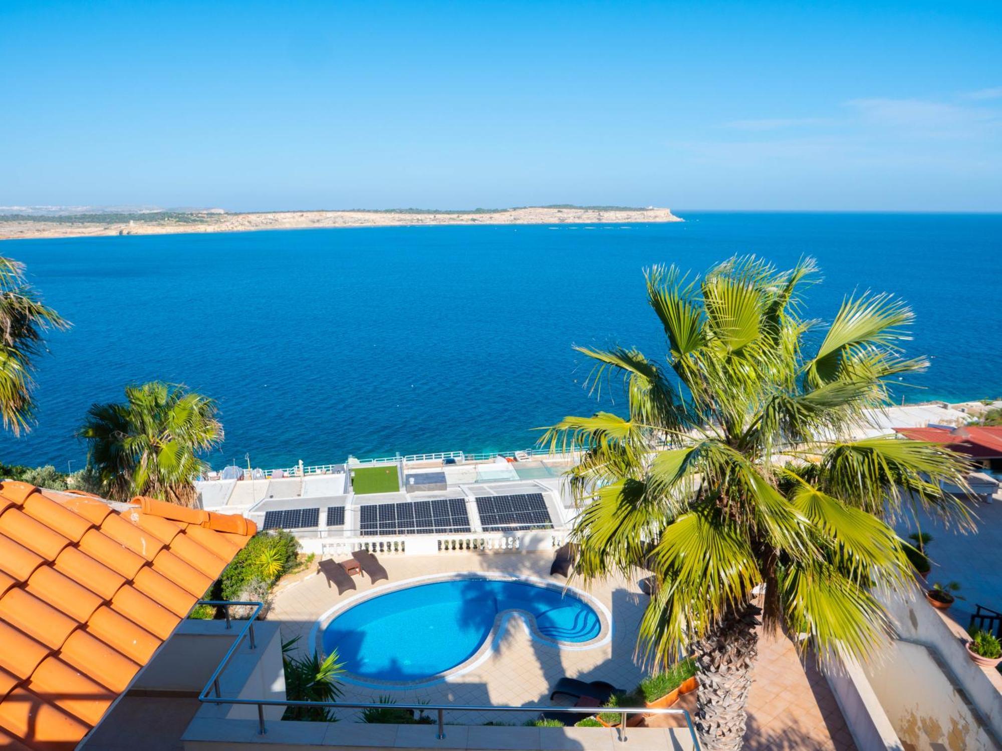 Villa Palma - Sunset Sea Views With Pool, Jacuzzi, Sauna And Games Room Mellieħa Εξωτερικό φωτογραφία